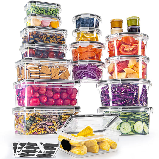 44 Pcs BPA Free Food Storage Containers